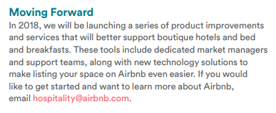 airbnb moving forward