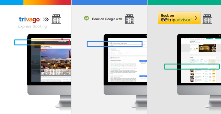 trivago Express Booking, Book on Google et TripAdvisor Instant Booking
